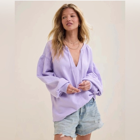 aerie Tops - Aerie Easy Street Lavender Sweater - NWOT